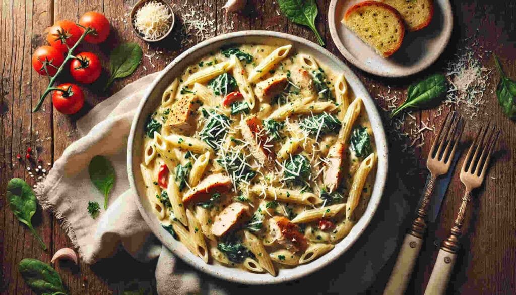 Creamy Chicken Pasta: A Perfect 30-Minute Family Meal 1 Creamy Chicken Pasta