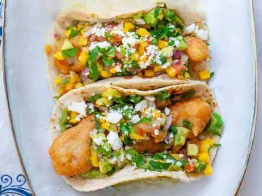 Fish Tacos with Mango Salsa 1 Healthy Romantic Dinners
