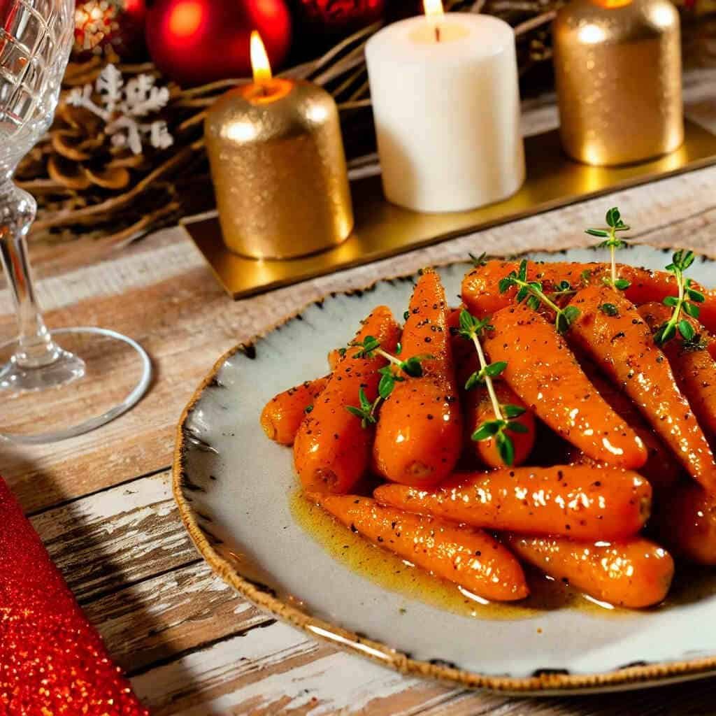 Honey Glazed Carrots 1 Vegetarian Christmas Side Dishes