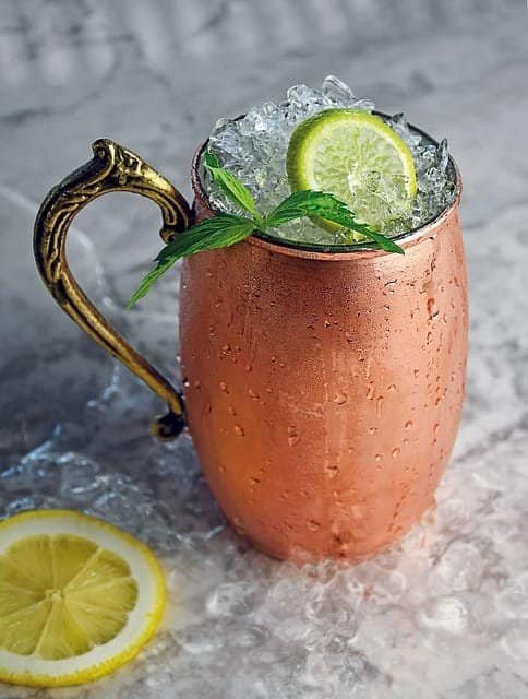 Gingerbread Mule 1 Low Calorie Christmas Cocktails