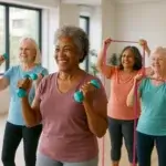 arm exercises for older women