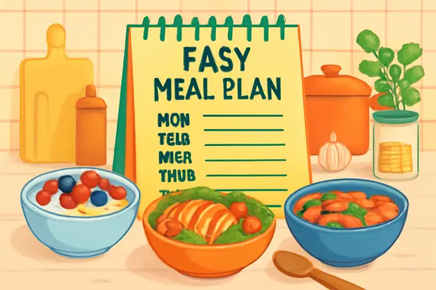 Easy Meal Plan for Women Over 40: Because Cereal Isn’t Dinner (Anymore) 1 easy meal plan