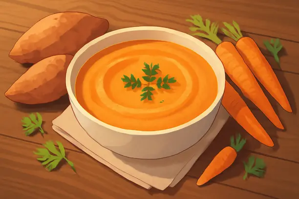 sweet potato and carrot soup