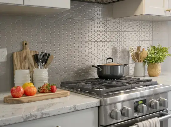 A kitchen scale weighing cauliflower florets for calculating net carbs.